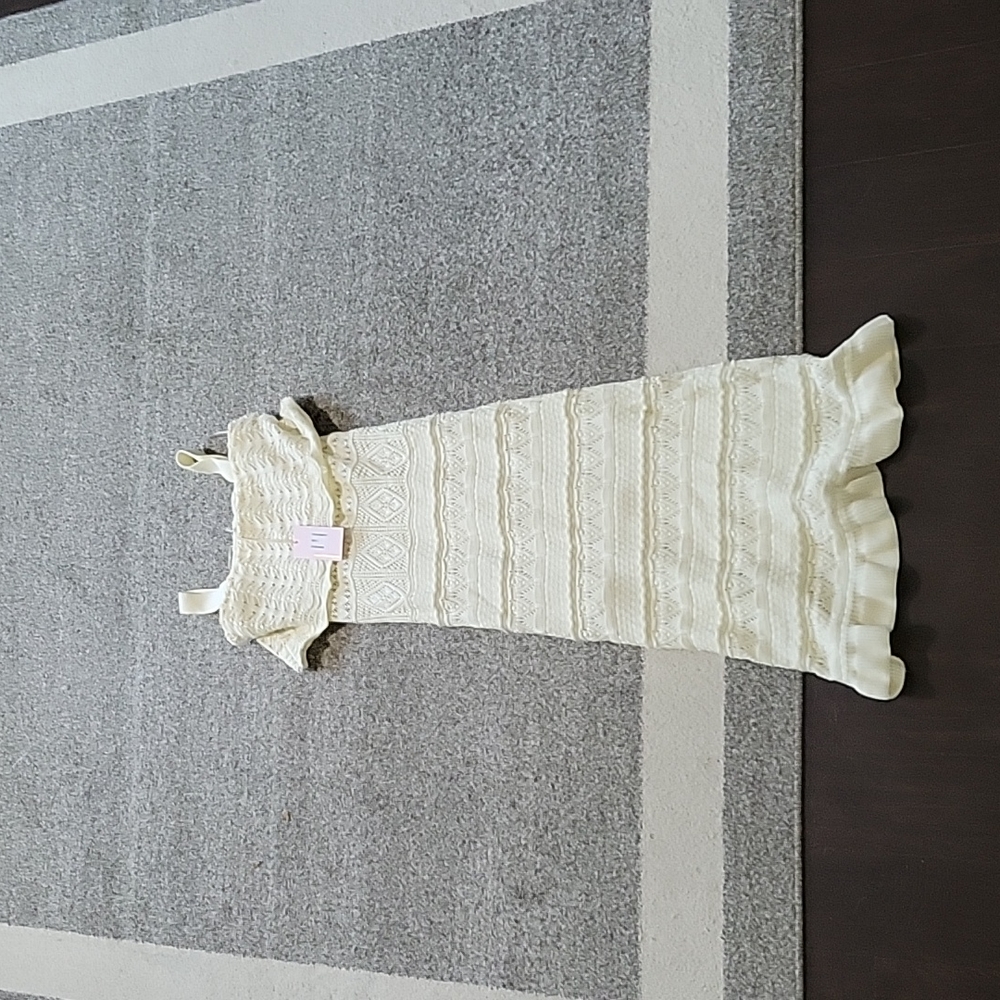 143 story crochet dress